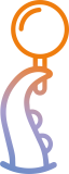 Icon für die Suchfunktion von der künstlichen Intelligenz mbAI