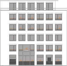 Zeichnung der Hausfassade des Firmengebäudes der mb Support GmbH